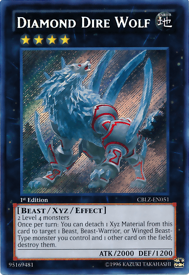 Diamond Dire Wolf [CBLZ-EN051] Secret Rare - POKÉ JEUX