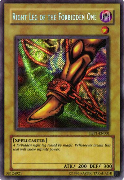 Right Leg of the Forbidden One [UBP1-EN001] Secret Rare - POKÉ JEUX