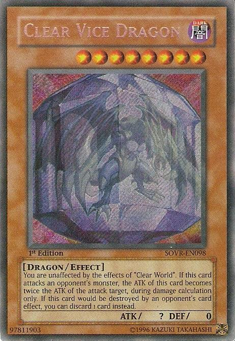 Clear Vice Dragon [SOVR-EN098] Secret Rare - POKÉ JEUX