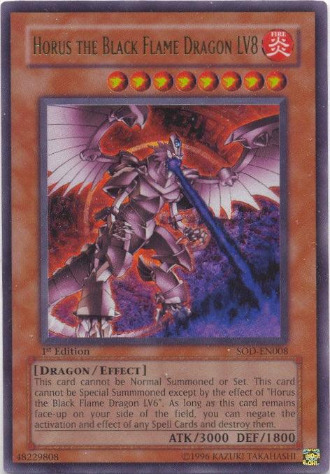 Horus the Black Flame Dragon LV8 [SOD-EN008] Ultra Rare - POKÉ JEUX