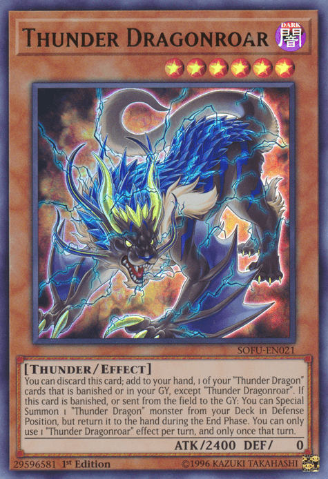 Thunder Dragonroar [SOFU-EN021] Ultra Rare - POKÉ JEUX