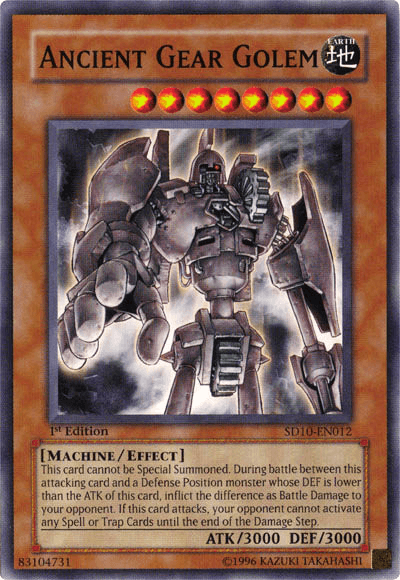 Ancient Gear Golem [SD10-EN012] Common - POKÉ JEUX