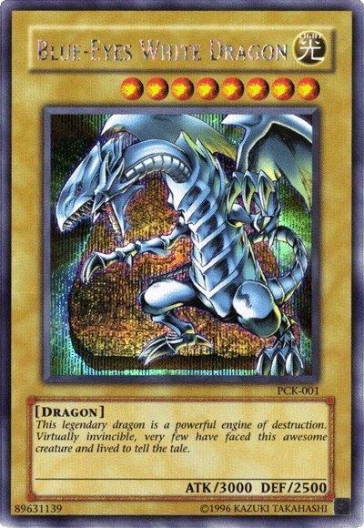 Blue-Eyes White Dragon (Power of Chaos: Kaiba the Revenge) [PCK-001] Secret Rare - POKÉ JEUX