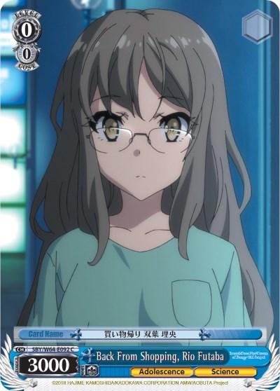 Back From Shopping, Rio Futaba (SBY/W64-E092 C) [Rascal Does Not Dream of Bunny Girl Senpai] - POKÉ JEUX