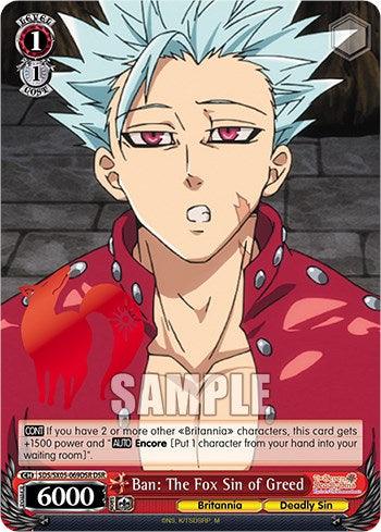 Ban: The Fox Sin of Greed (DSR) [The Seven Deadly Sins: Revival of The Commandments] - POKÉ JEUX