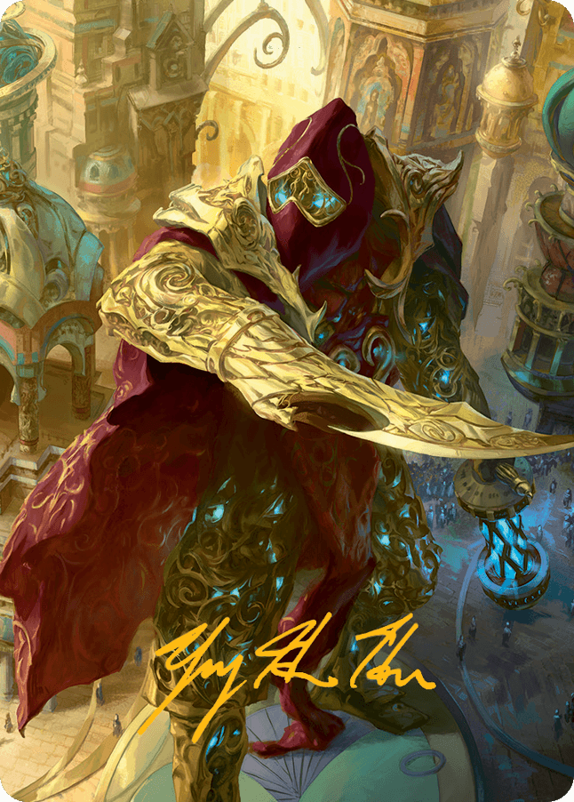 Baral, Chief of Compliance Art Card (Gold-Stamped Signature) [March of the Machine Art Series] - POKÉ JEUX