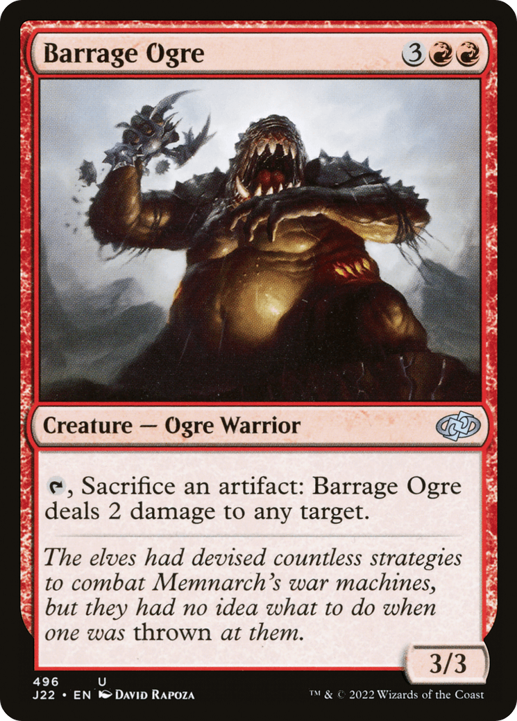 Barrage Ogre [Jumpstart 2022] - POKÉ JEUX