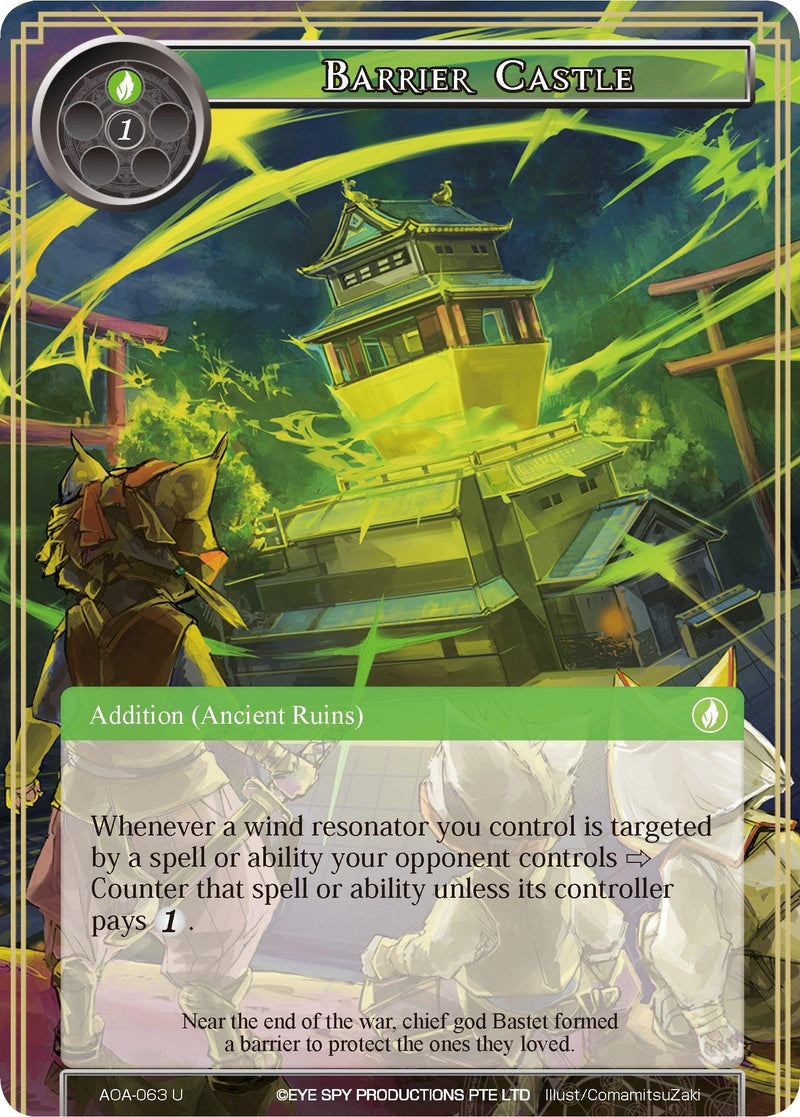 Barrier Castle (AOA-063) [Awakening of the Ancients] - POKÉ JEUX