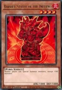 Barrier Statue of the Inferno [MAGO-EN113] Rare - POKÉ JEUX