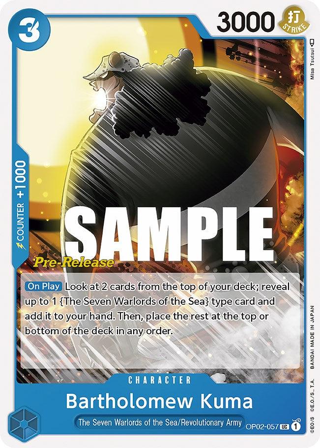 Bartholomew Kuma [Paramount War Pre-Release Cards] - POKÉ JEUX