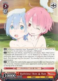 Bathtime! Rem & Ram (RZ/S46-E038 R) [Re:ZERO] - POKÉ JEUX