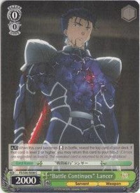 "Battle Continues" Lancer (FS/S36-E038 C) [Fate/Stay Night [Unlimited Blade Works] Vol. II] - POKÉ JEUX