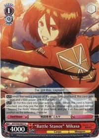 "Battle Stance" Mikasa (AOT/S35-E077 C) [Attack on Titan] - POKÉ JEUX