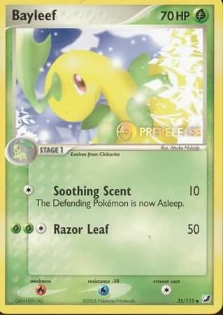 Bayleef (35/115) (Prerelease Promo) [Nintendo: Black Star Promos] - POKÉ JEUX