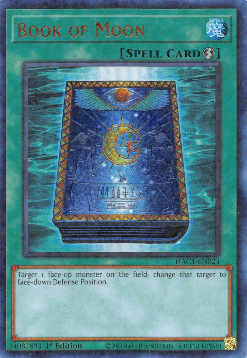 Book of Moon (Duel Terminal) [HAC1-EN024] Parallel Rare