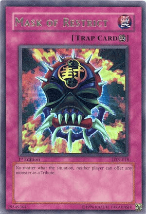 Mask of Restrict [LON-018] Ultra Rare - POKÉ JEUX