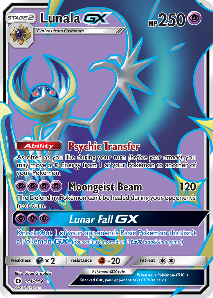 Lunala GX (141/149) [Sun & Moon: Base Set]