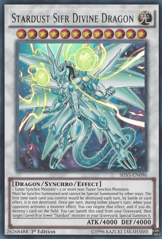 Stardust Sifr Divine Dragon [SHVI-EN096] Ultra Rare - POKÉ JEUX