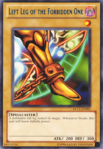 Left Leg of the Forbidden One (Blue) [DL11-EN003] Rare - POKÉ JEUX