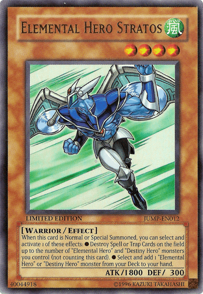 Elemental Hero Stratos [JUMP-EN012] Ultra Rare - POKÉ JEUX