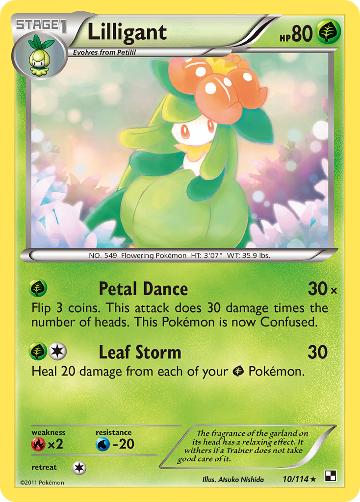 Lilligant (10/114) [Black & White: Base Set]