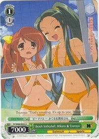 Beach Volleyball, Mikuru & Tsuruya (SY/W08-E035 U) [The Melancholy of Haruhi Suzumiya] - POKÉ JEUX