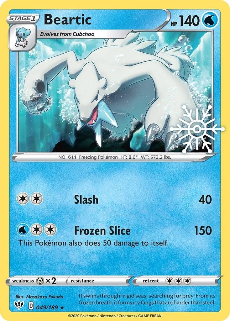 Beartic (049/189) (Holiday Calendar) [Sword & Shield: Darkness Ablaze] - POKÉ JEUX