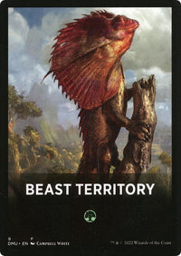 Beast Territory Theme Card [Dominaria United Tokens] - POKÉ JEUX