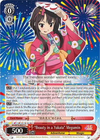 "Beauty in a Yukata" Megumin (KS/W76-E057 C) [KonoSuba The Movie: Legend of Crimson] - POKÉ JEUX