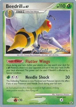 Beedrill LV.47 (15/111) (Luxdrill - Stephen Silvestro) [World Championships 2009] - POKÉ JEUX