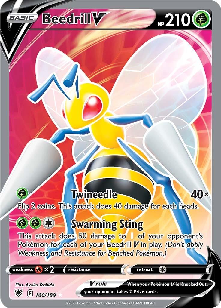 Beedrill V (160/189) [Sword & Shield: Astral Radiance] - POKÉ JEUX