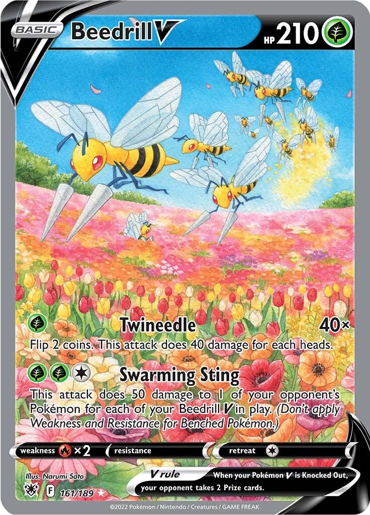 Beedrill V (161/189) [Sword & Shield: Astral Radiance] - POKÉ JEUX