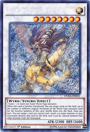 Baxia, Brightness of the Yang Zing [DUEA-EN051] Secret Rare - POKÉ JEUX