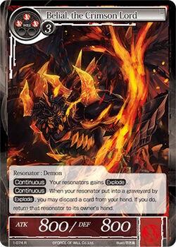 Belial, the Crimson Lord (1-074) [The Dawn of Valhalla] - POKÉ JEUX