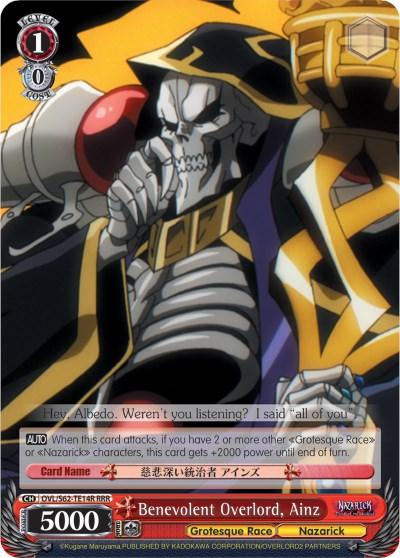 Benevolent Overlord, Ainz (OVL/S62-TE14R RRR) [Nazarick: Tomb of the Undead] - POKÉ JEUX