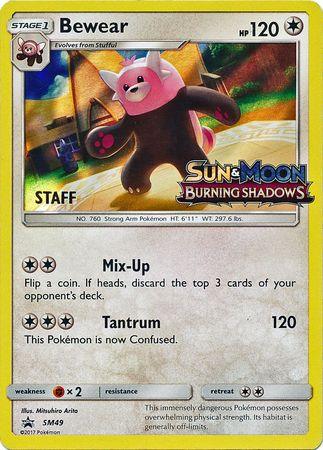 Bewear (SM49) (Staff Prerelease Promo) [Sun & Moon: Black Star Promos] - POKÉ JEUX