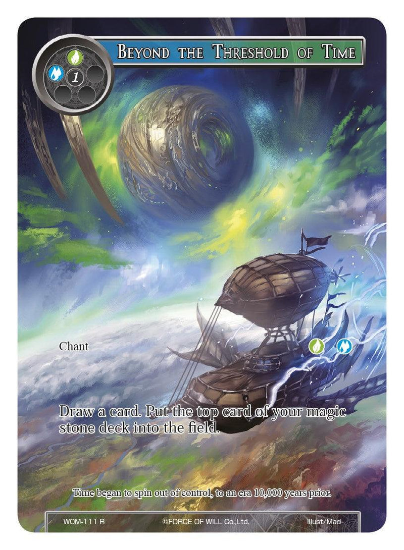 Beyond the Threshold of Time (Full Art) (WOM-111) [Winds of the Ominous Moon] - POKÉ JEUX