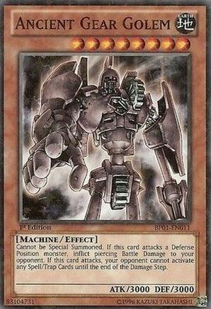 Ancient Gear Golem [BP01-EN011] Starfoil Rare - POKÉ JEUX