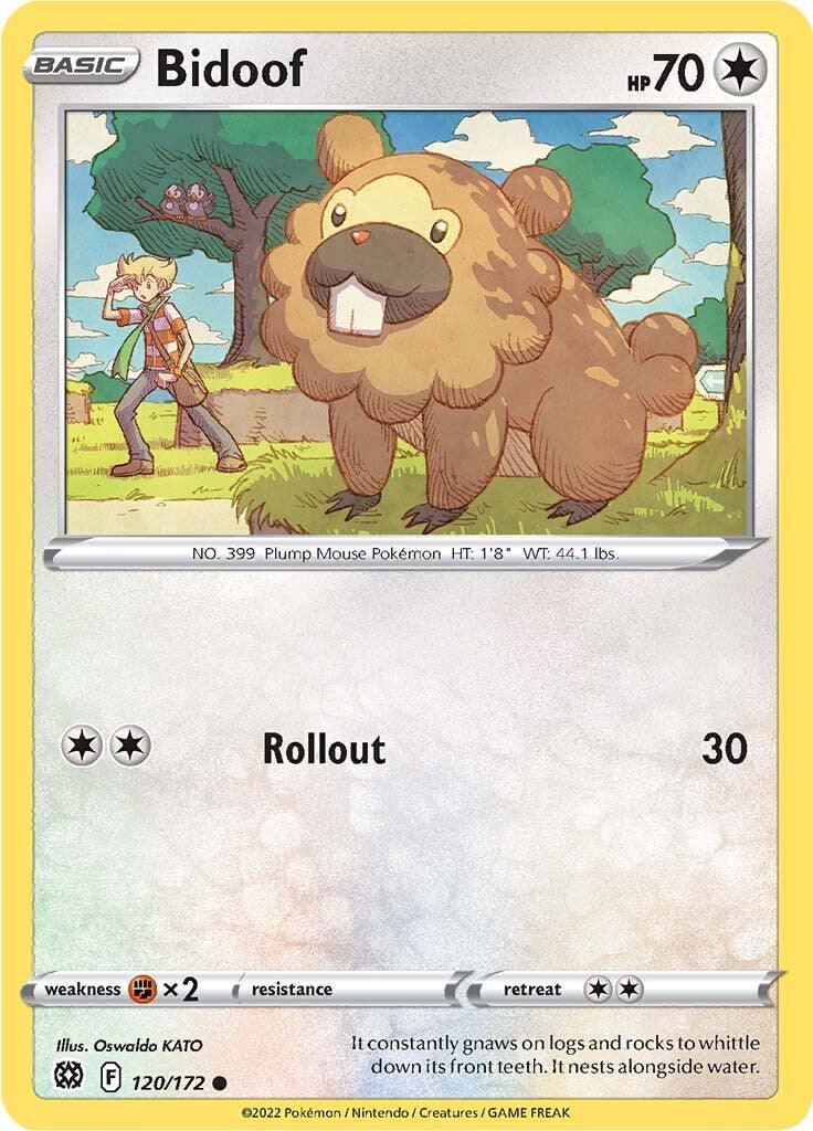 Bidoof (120/172) [Sword & Shield: Brilliant Stars] - POKÉ JEUX