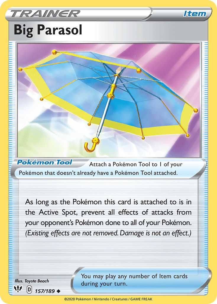 Big Parasol (157/189) [Sword & Shield: Darkness Ablaze] - POKÉ JEUX