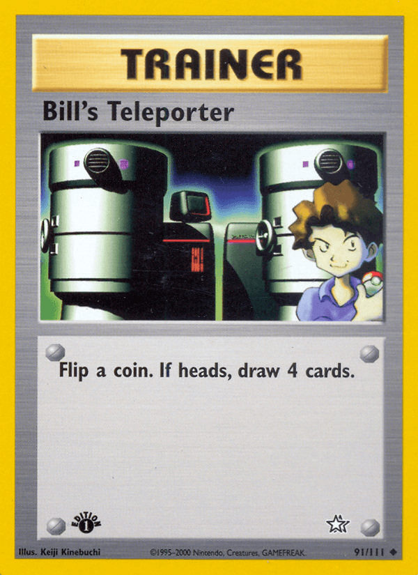 Bill's Teleporter (91/111) [Neo Genesis 1st Edition] - POKÉ JEUX