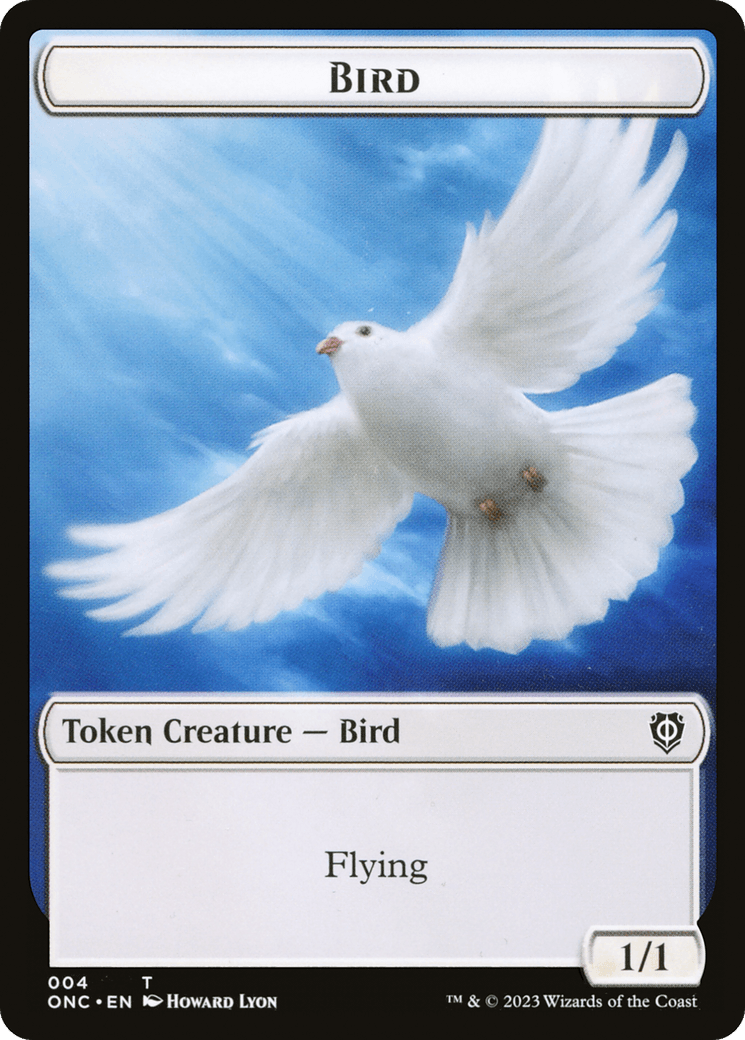 Bird // Cat Double-Sided Token [Phyrexia: All Will Be One Commander Tokens] - POKÉ JEUX