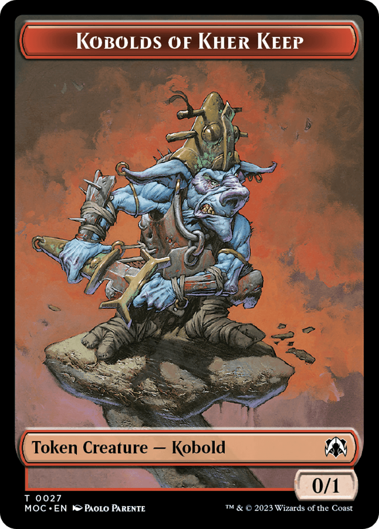 Bird // Kobolds of Kher Keep Double-Sided Token [March of the Machine Commander Tokens] - POKÉ JEUX