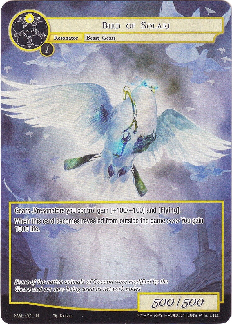 Bird of Solari (Full Art) (NWE-002 N) [A New World Emerges] - POKÉ JEUX