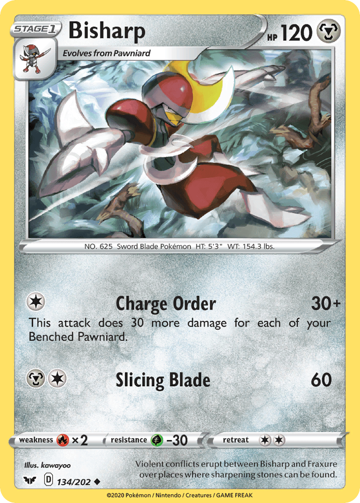 Bisharp (134/202) [Sword & Shield: Base Set] - POKÉ JEUX