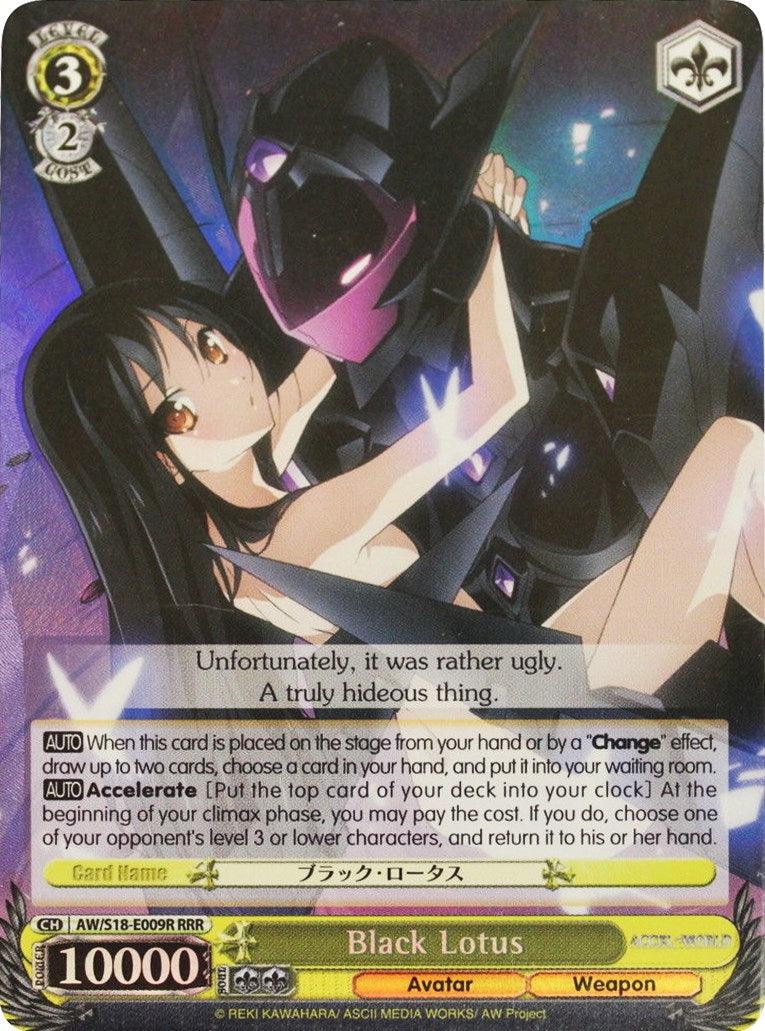 Black Lotus (AW/S18-E009R RRR) [Accel World] - POKÉ JEUX