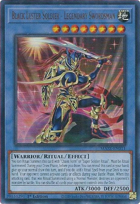 Black Luster Soldier - Legendary Swordsman [MAZE-EN011] Ultra Rare - POKÉ JEUX