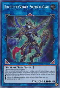 Black Luster Soldier - Soldier of Chaos [BLHR-EN046] Secret Rare - POKÉ JEUX