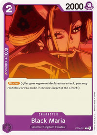 Black Maria [Starter Deck: Animal Kingdom Pirates] - POKÉ JEUX