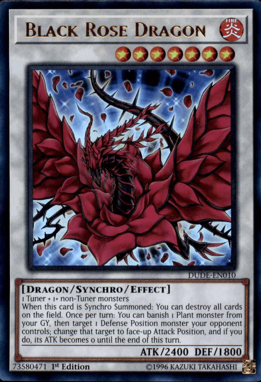 Black Rose Dragon [DUDE-EN010] Ultra Rare - POKÉ JEUX